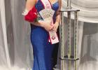 Wrestler wins the match and a beauty pageant title