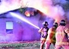 Another vacant house burns