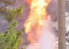 House fire ignites propane blowtorch